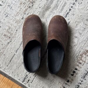 Dansko Brown Slip-On Clogs